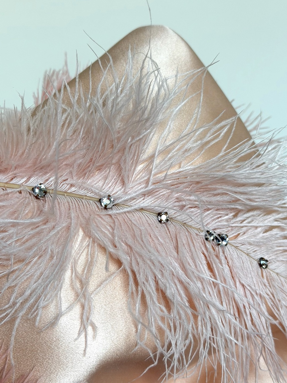 Jimmy Choo Feather Callie Handle Bag - Picture 12 of 13